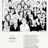 Screen capture of the opening paragraph of an essay Jay Neugeboren wrote intitled "Cousins." It appeared May 15, 2024 in Tablet Magazine. Included here is a wonderful black and white drawing of a large number of people--seated as in a family portrait.The artist is Sammy Markham.